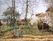 Camille Pissarro Village garden oil painting picture wholesale